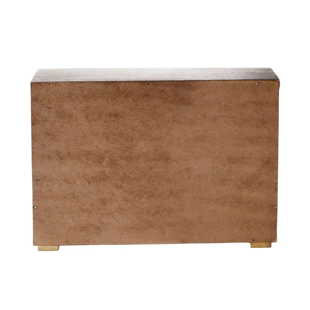 BALI deco cabinet mangowood h22cm, gold - Image 5